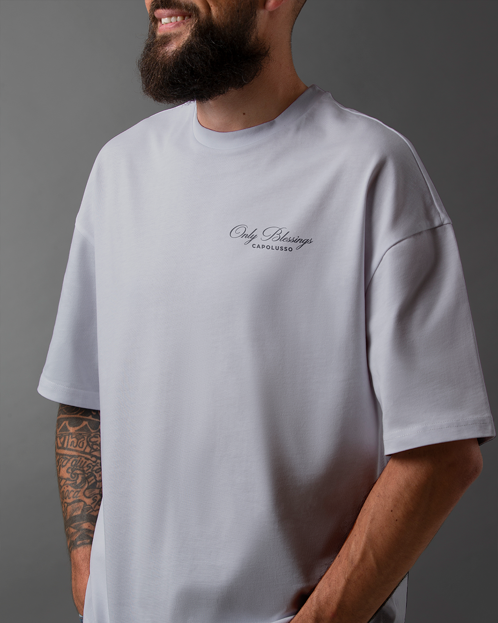 Camiseta Oversized Grey Light