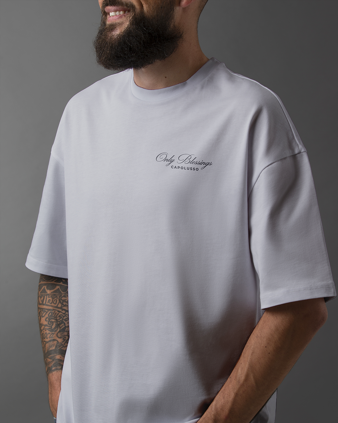 Camiseta Oversized Grey Light