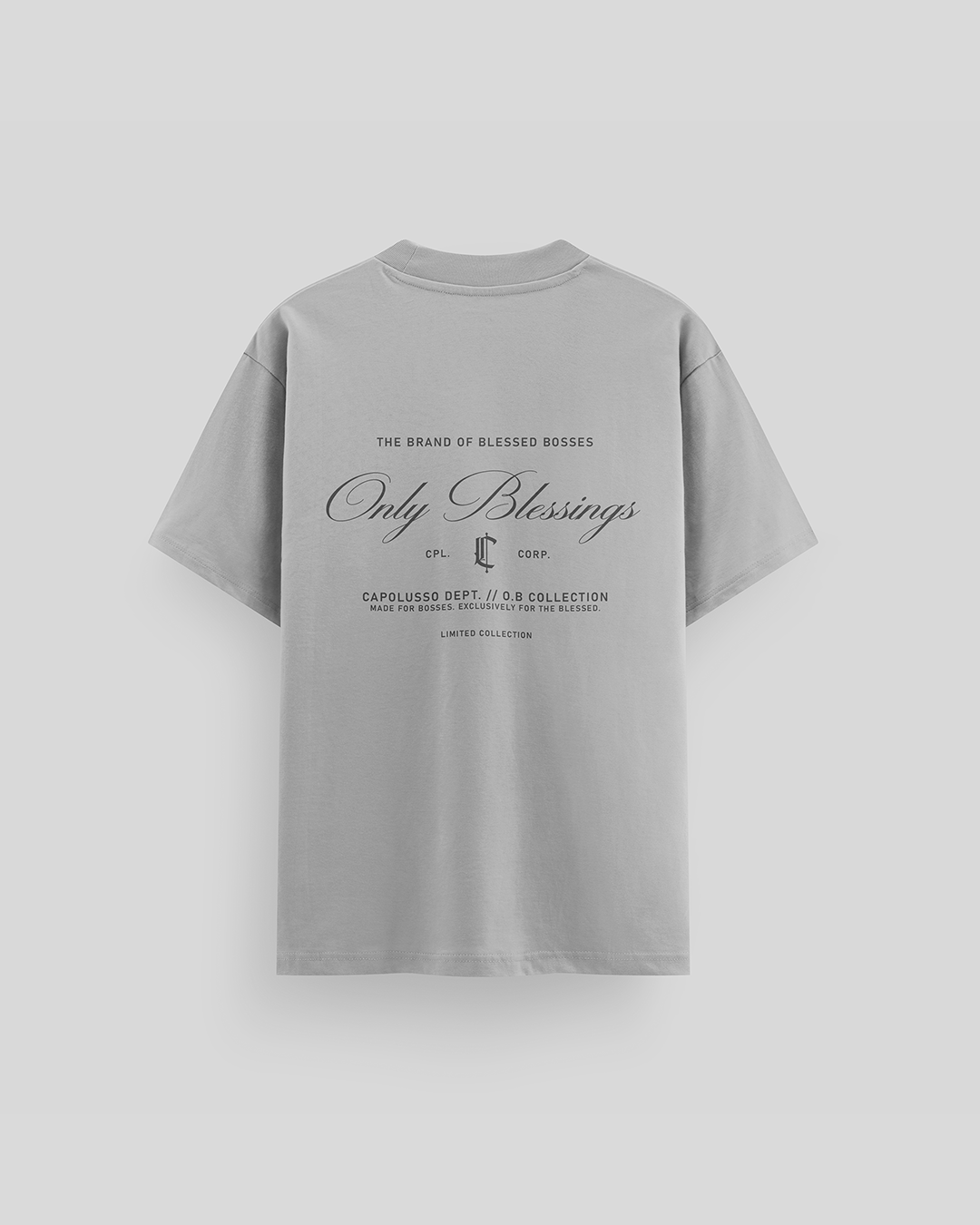 Camiseta Oversized Grey Light