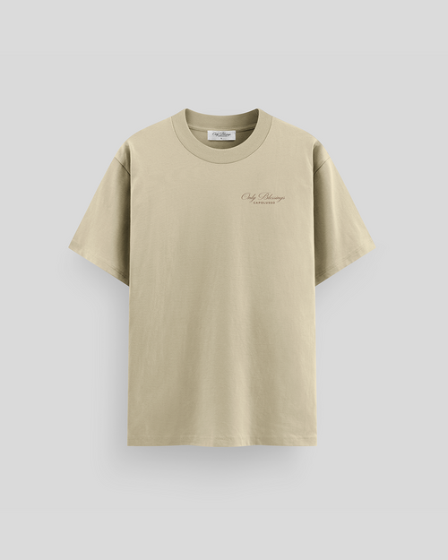 Camiseta Oversized Beige